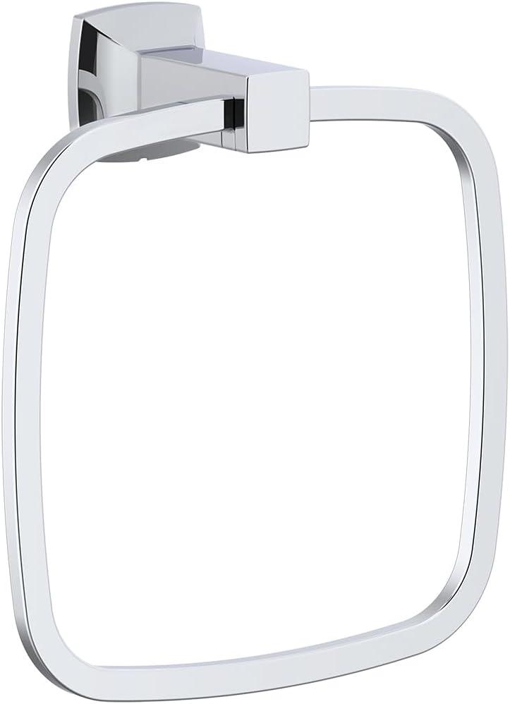 Fairbanks Wall Mounted Towel Ring in Chrome