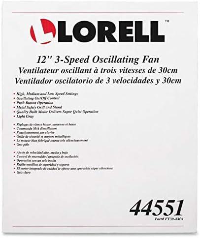 Lorell 12" Oscillating Table Fan