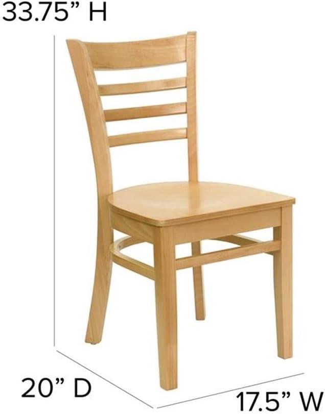 Flash Furniture Ladder Back Wooden Restaurant Chair