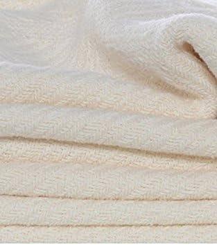 Eddie Bauer Herringbone Cotton Reversible Blanket