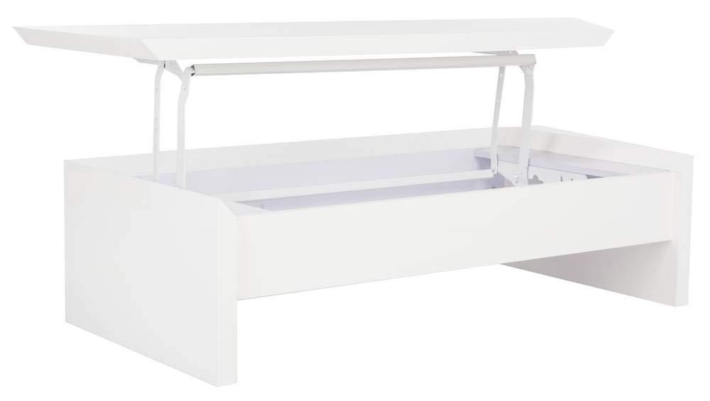 Kinsley Lift-Top Coffee Table - White - Safavieh