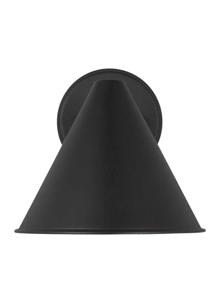 Generation Lighting Crittenden 1 -Light 7.63-in H Black Hardwired Dark Sky Outdoor Wall Light