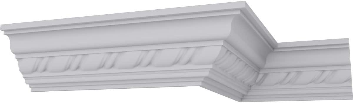 2 7/8"H x 2 3/4"P x 3 7/8"F x 94 1/2"L, (1 5/8" Repeat) Classic Twist Crown Moulding