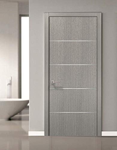 SARTODOORS Planum Frosted Glass Wood Sliding Closet Doors