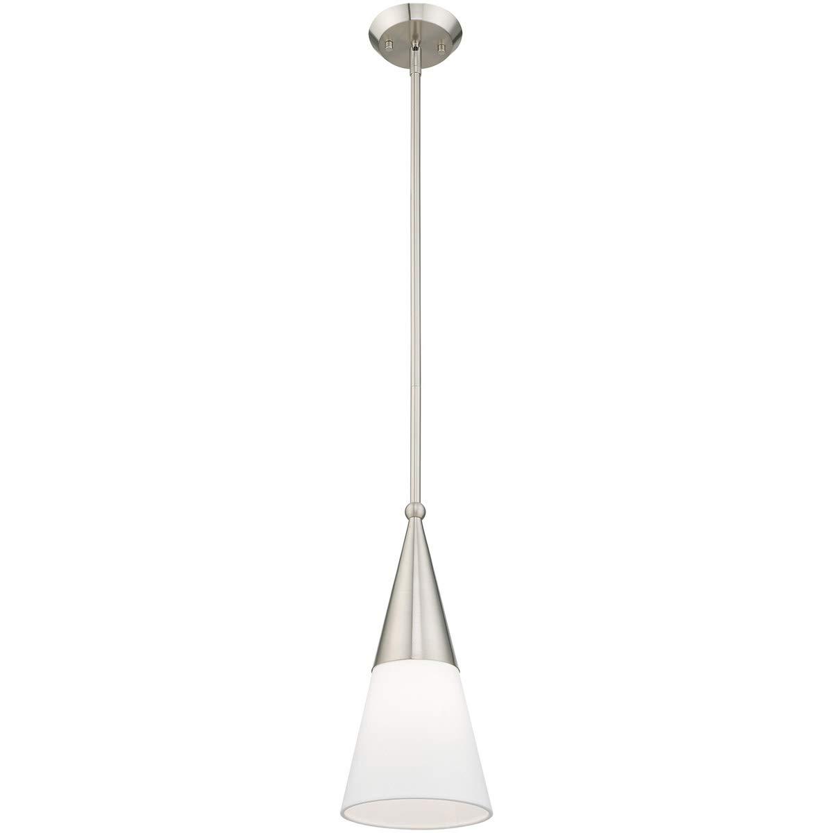 Livex Lighting Stockholm 1 - Light Pendant in  Brushed Nickel