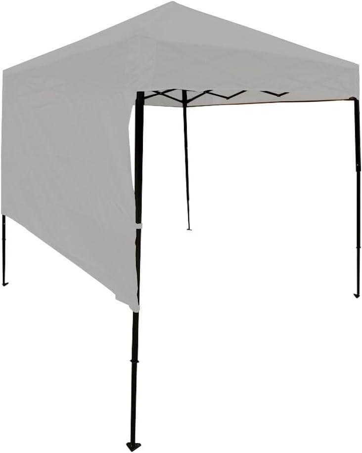 Garden Winds Custom Fit Replacement Canopy Top Cover Compatible with The Eagle Peak Base 8' X 8', Canopy Top 6' X 6' Slant Leg Pop Up - Upgraded Performance RIPLOCK 350 Fabric - Slate Gray