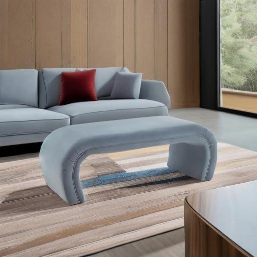 TOV Furniture Kenya Polyester Upholstered Bench