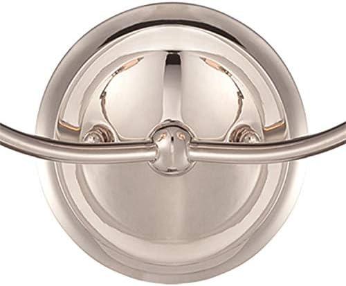 Crystorama 2242-PN Sylvan 15.5" 2-Light White Linen Sconce in Polished Nickel