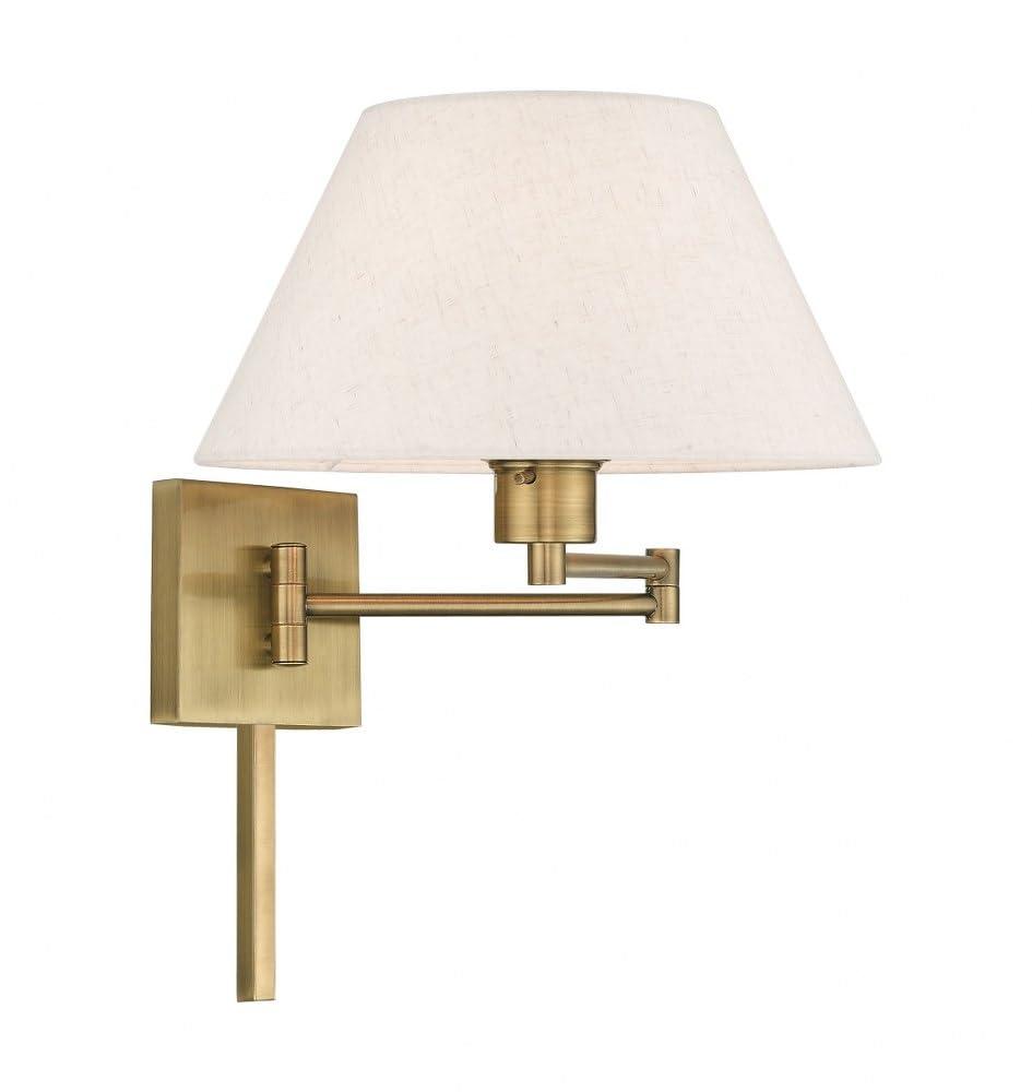 Livex Lighting 1 - Light Wall Light in  Brushed Nickel