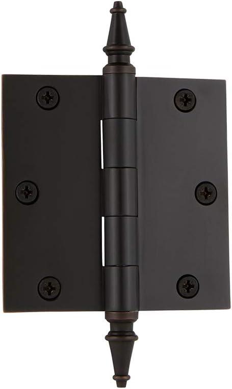 Timeless Bronze 3.5" Steeple Tip Residential Door Hinge