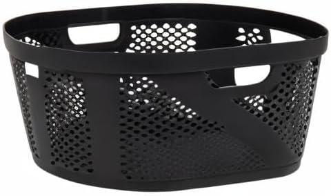 Mind Reader Mind Reader 40L Laundry Basket, Clothes Hamper, Ventilated, Plastic, 23"L x 14.5"W x 10.5"H, 2 Pack (Set of 2)