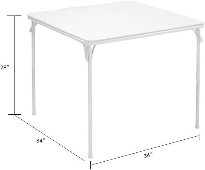 COSCO 5-Piece Folding Table and Chair Set, Tan