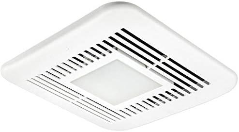 Off-White LED Ceiling Mount Exhaust Bath Fan