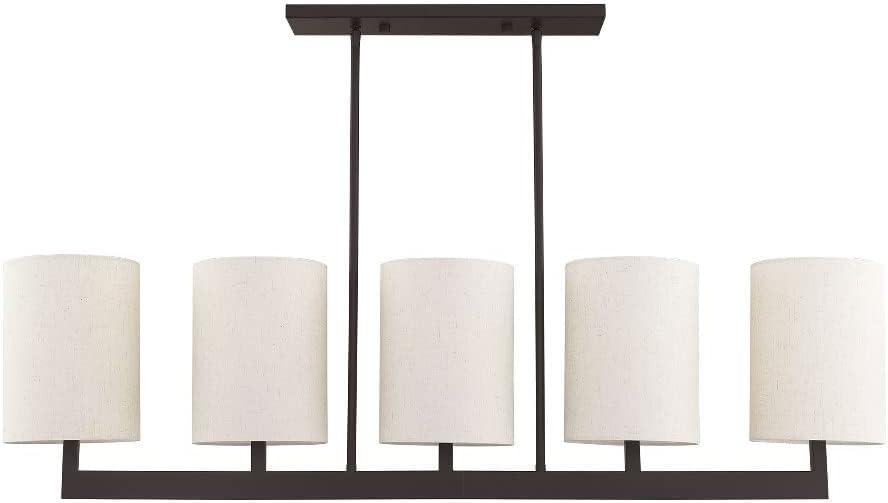 Livex Lighting Hayworth 5 - Light Chandelier in  Bronze