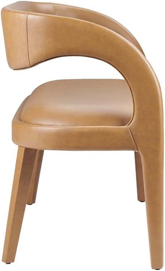 Modway Modway Pinnacle Vegan Leather Accent Bench