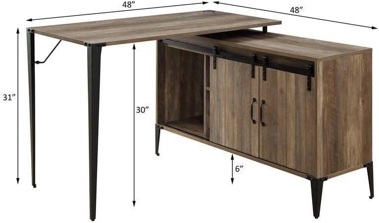 Kacey L-shape Writing Desk