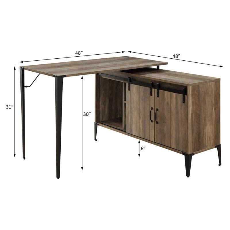 Kacey L-shape Writing Desk
