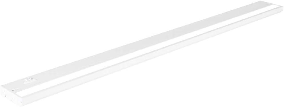 40-Inch White LED Under Cabinet Light with Adjustable Color Temperature