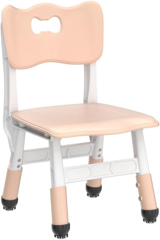 Adjustable Kids Chair (2pcs), 3 Level Height Adjustable Toddler Chair, Plastic Indoor Outdoor Child Chair for Children Age 2-8 Family School Home Daycare Use