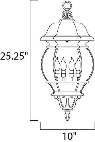 Maxim Lighting Crown Hill 4 - Light Pendant in  Black