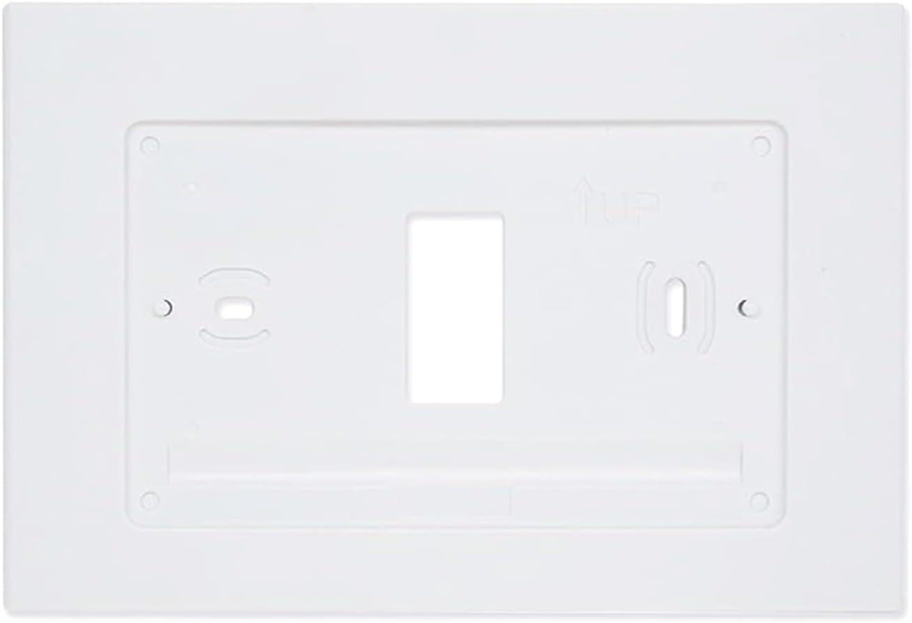 White Rectangular Wall Plate for Sensi Wi-Fi Thermostat