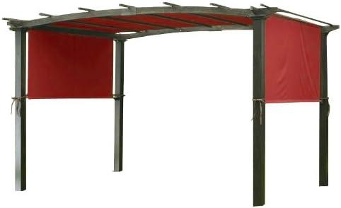 Garden Winds Universal Replacement Canopy Top Cover for Pergola Structures - Standard 350 - Midnight Trellis