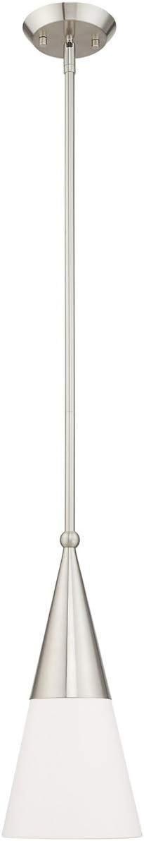 Livex Lighting Stockholm 1 - Light Pendant in  Brushed Nickel
