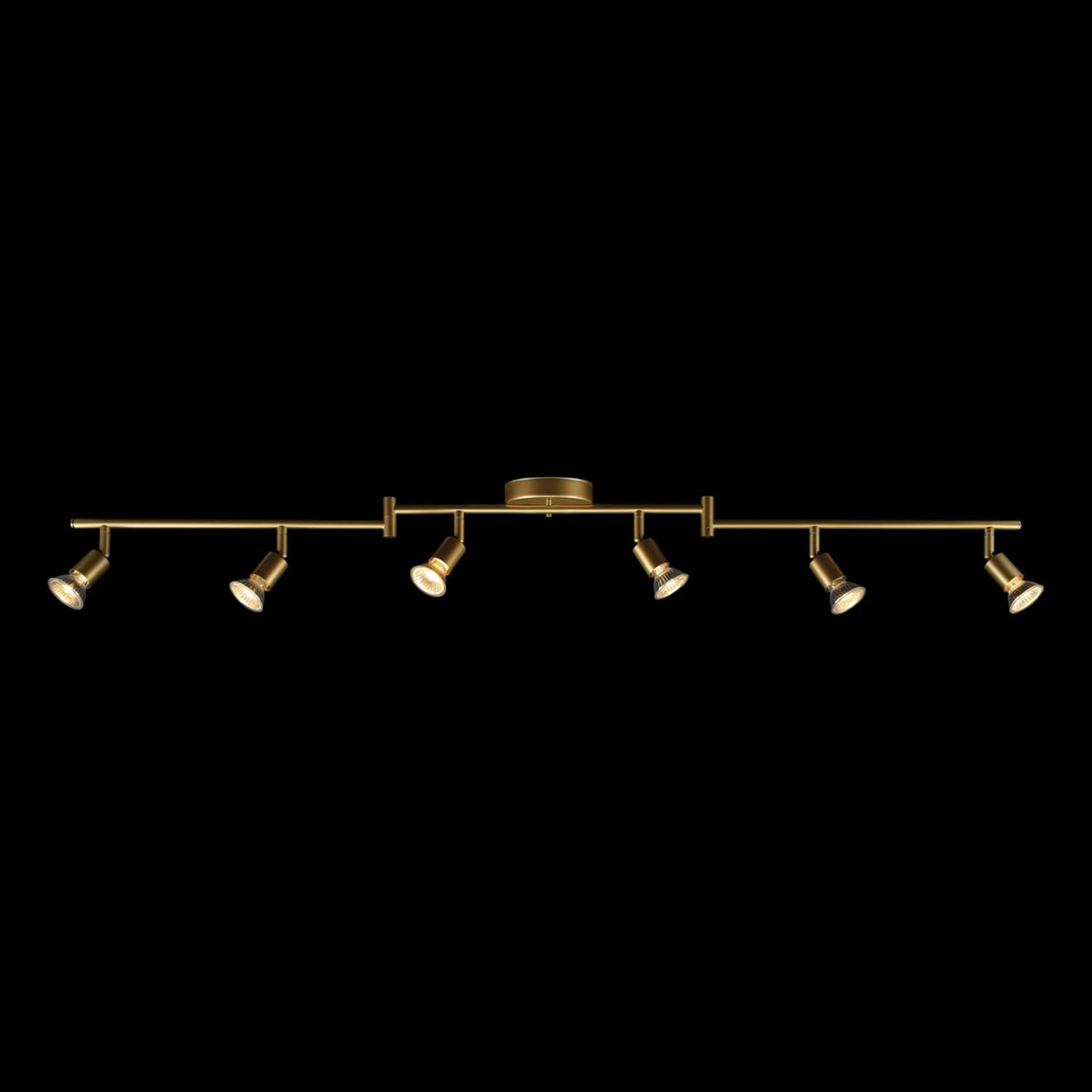 Globe Electric Company 47.2'' 6 -Light Swing Arm Track Track Kit with Dimmable and Adjustable Head