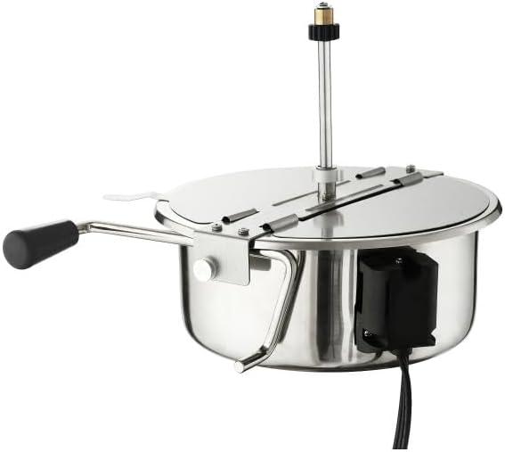Great Northern Popcorn Lincoln Popcorn Machine with Cart - 8oz Popper with Stainless-Steel Kettle by Great Northern Popcorn