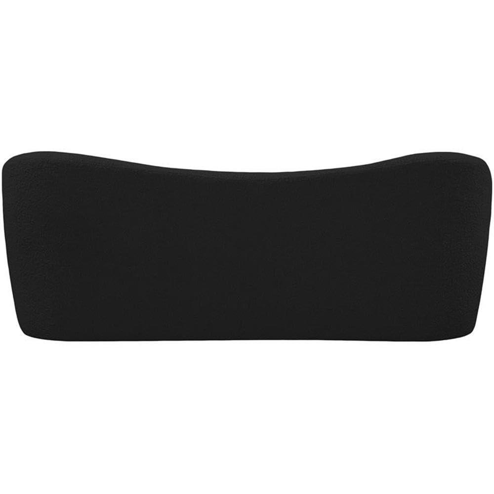 Meridian Furniture Flair Black Boucle Fabric Bench