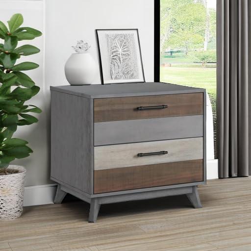 Soho Baby Cascade Nightstand Multi Tone Gray