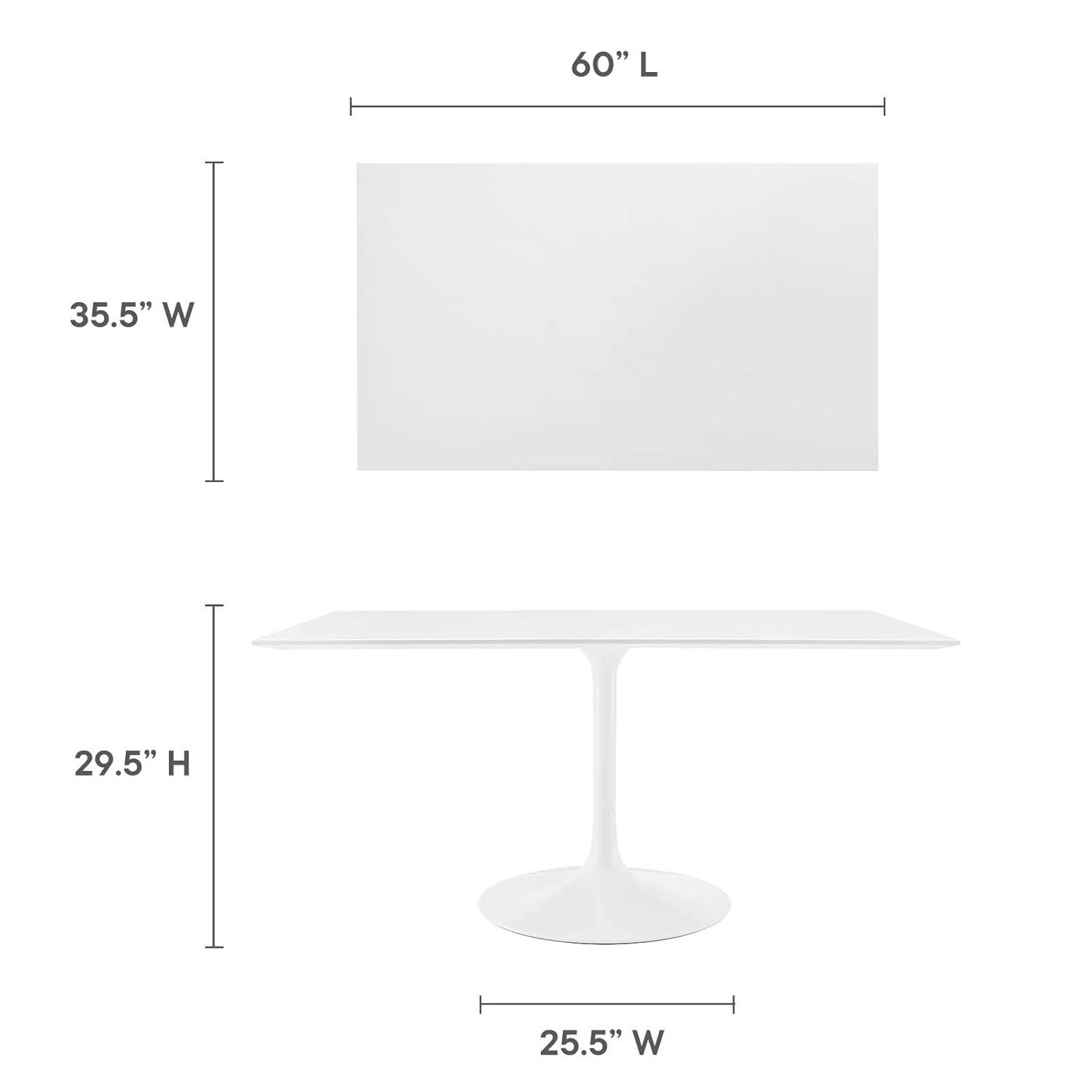 Modway Modway Lippa 60" Rectangle Dining Table