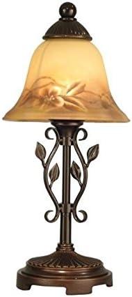 Dale Tiffany Leaf Vine Hand Painted Mini Lamp