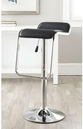 Taronda Swivel Bar Stool - White - Safavieh