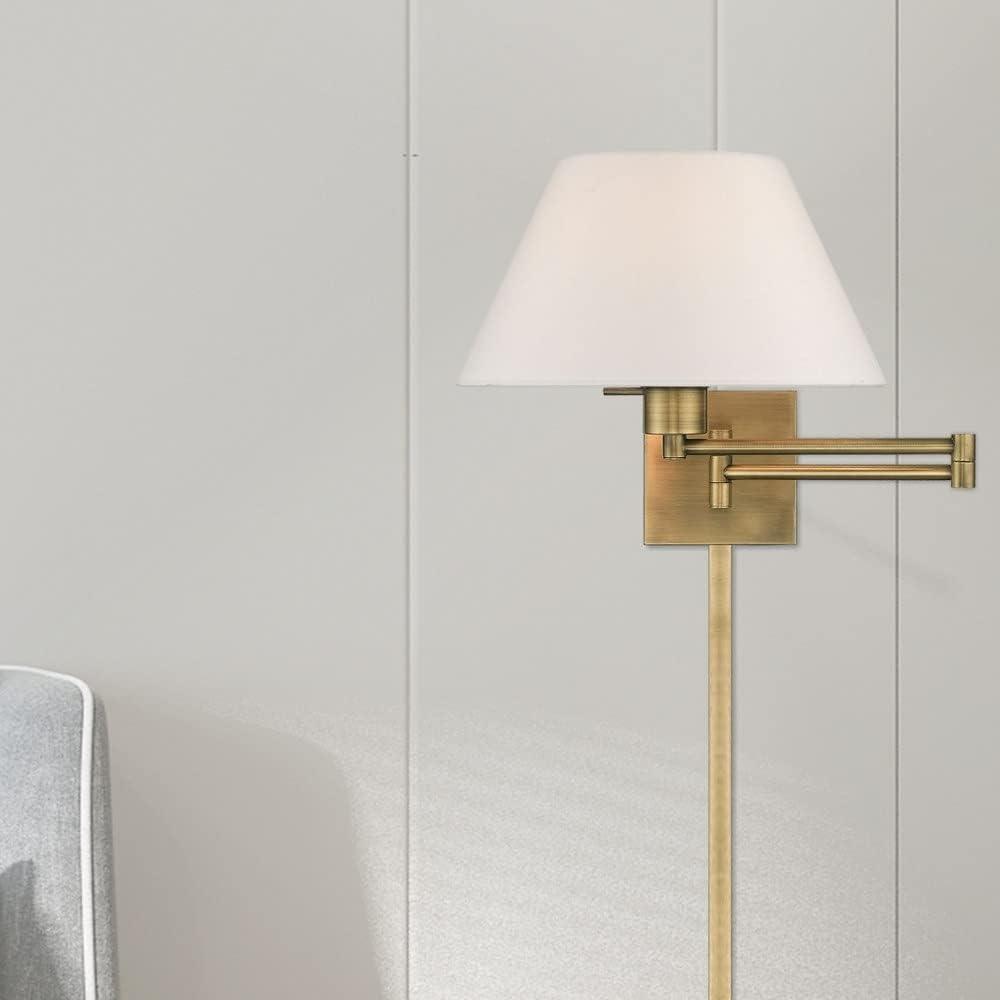 Livex Lighting 1 - Light Wall Light in  Brushed Nickel