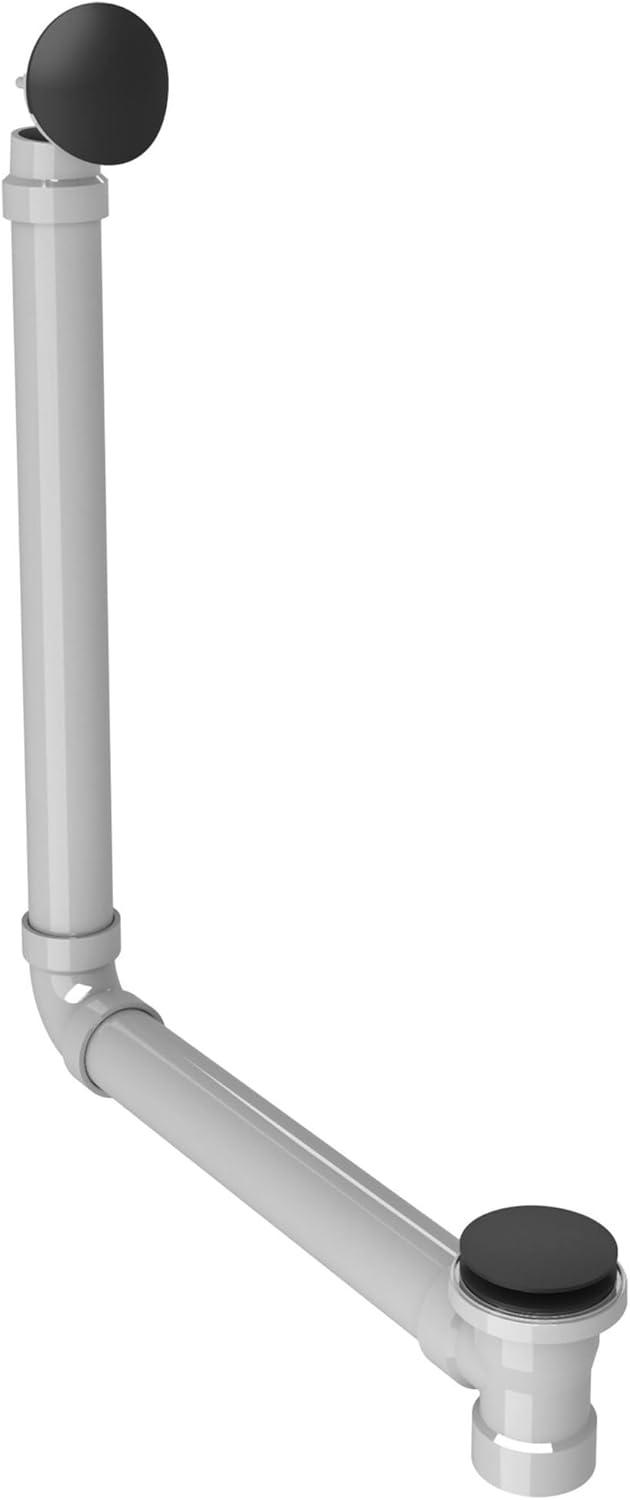 Leg Tub Drain 26" H with Overflow