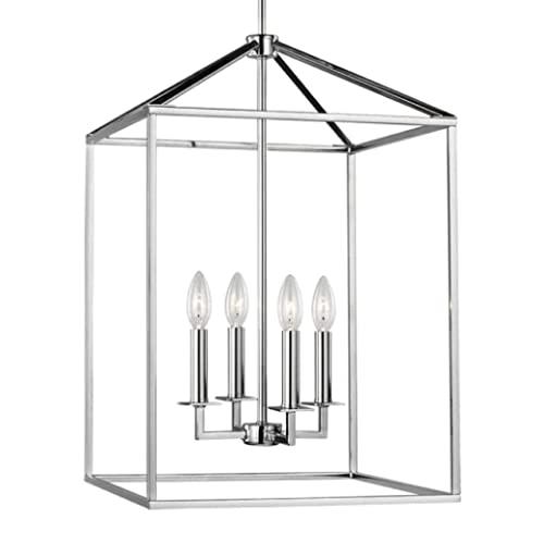 Lucius Pendant Light - Polished Nickel / 15.5"W