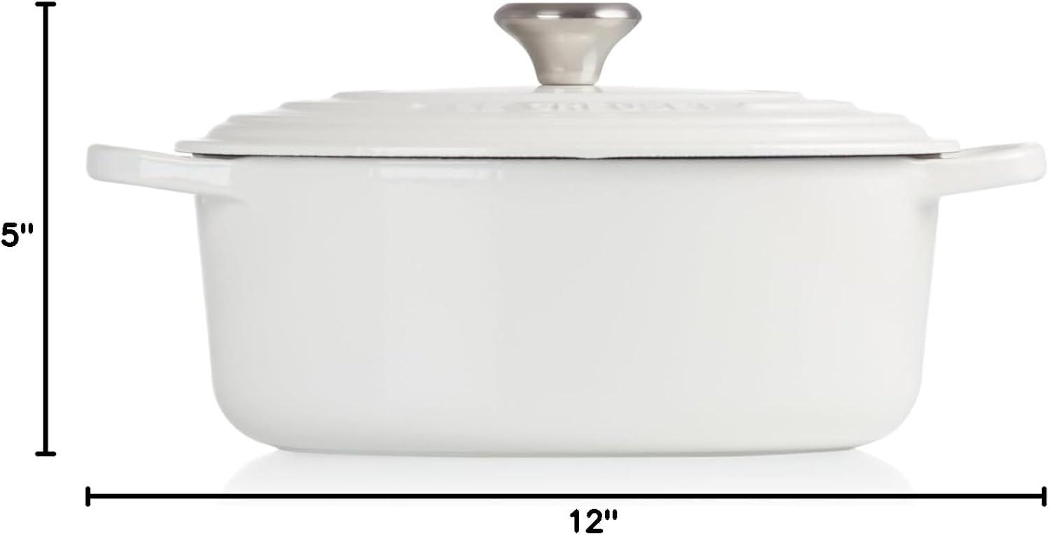 Le Creuset Enameled Cast Iron Oval Dutch Oven with Lid