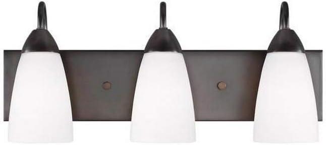 Generation Lighting 4420203-710 Seville Three - Light Wall/Bath Vanity Style Fixture, Bronze