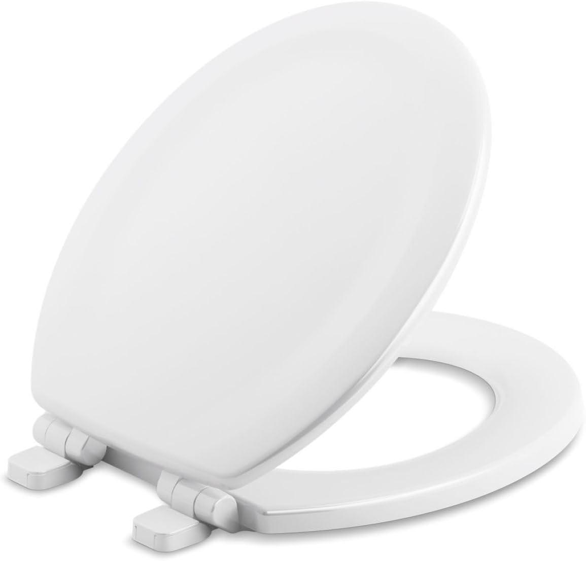 Stonewood Quiet-Close Compression-Molded Wood Toilet Seat