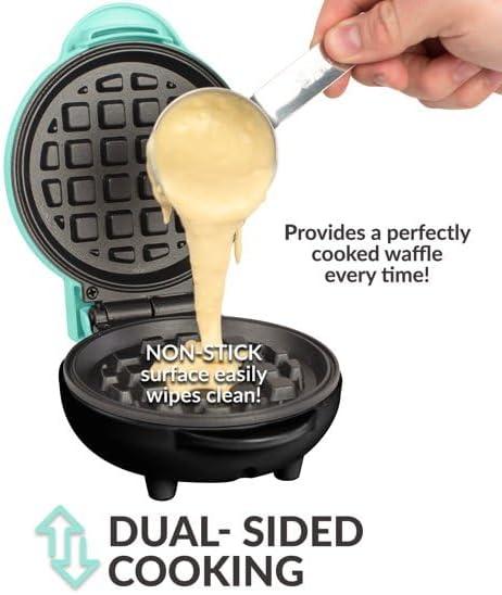 MyMini Waffle Maker, Teal