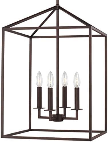 Perryton Classic Bronze 4-Light Indoor/Outdoor Island Pendant