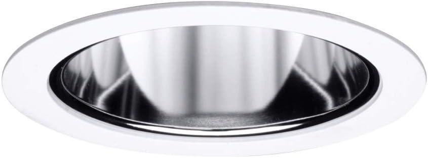 4'' White Reflector Recessed Trim