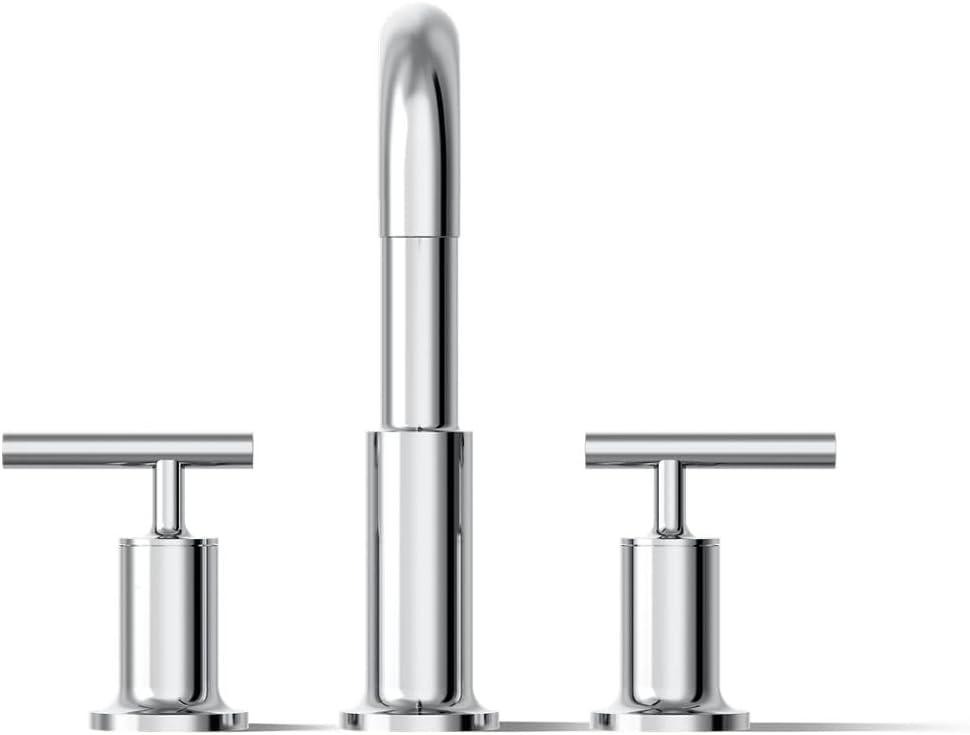 Purist® for Two Deck-Mount Bath Faucet Trim for High-Flow Valve with Lever Handles, Valve Not Included