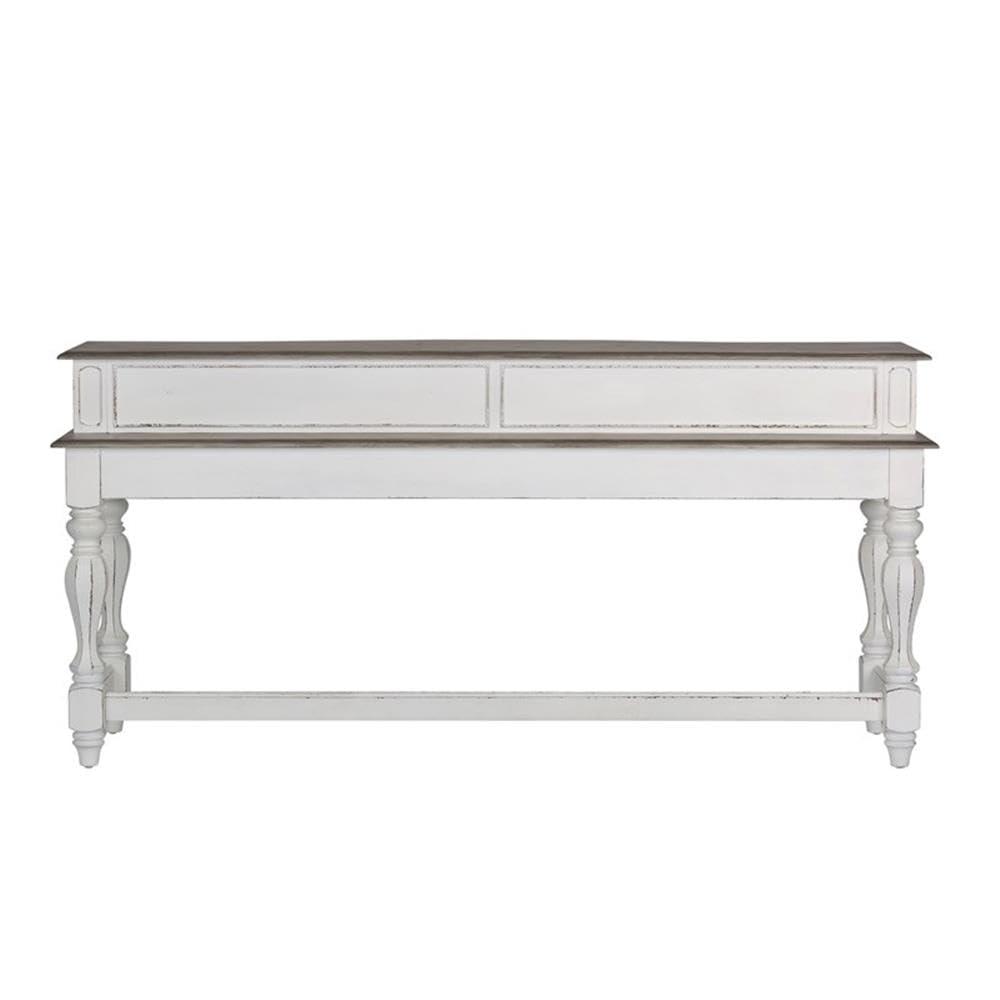 Magnolia Manor 76'' Solid Wood Console Table