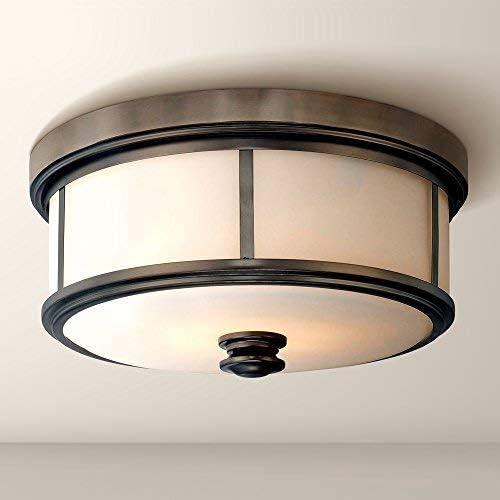 Harvard Court Glass Flush Mount