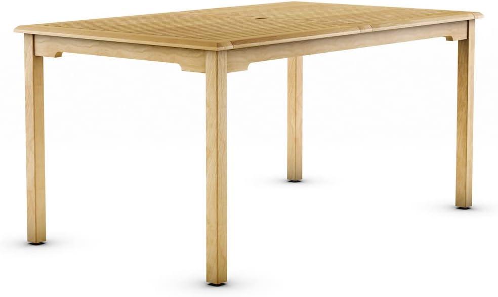 Sonlin 59'' Teak Outdoor Dining Table