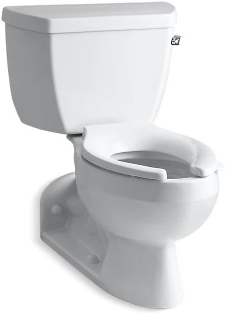 White High Efficiency Elongated Two-Piece Toilet