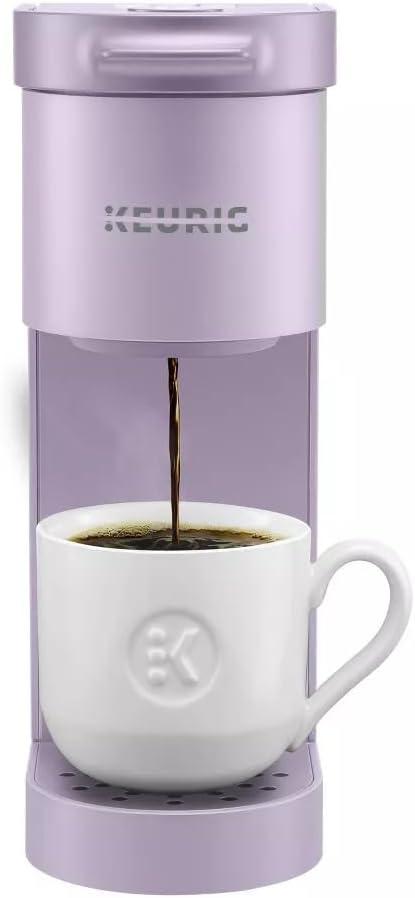 Keurig K-Mini Go Single-Serve K-Cup Pod Coffee Maker Violet: Compact Electric Brewer, 12 oz Capacity, Uses K-Cups & Pods