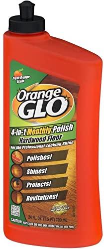 Orange Glo 4-in-1 Monthly Hardwood Floor Polish Orange Scent - 24 fl oz
